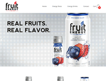 Tablet Screenshot of fruitenergy.com